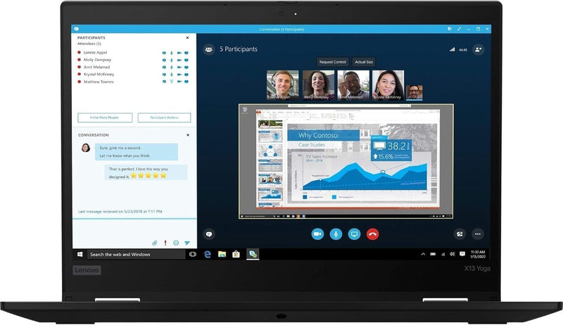 Lenovo i7-10510U Thinkpad X13 Yoga 2-in-1 Laptop Renewed — main product image