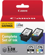 Canon PG-275XL/CL-276XL Ink Cartridge Value Pack