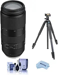 Tamron 100-400mm Canon EF VC USD Telephoto Lens Bundle