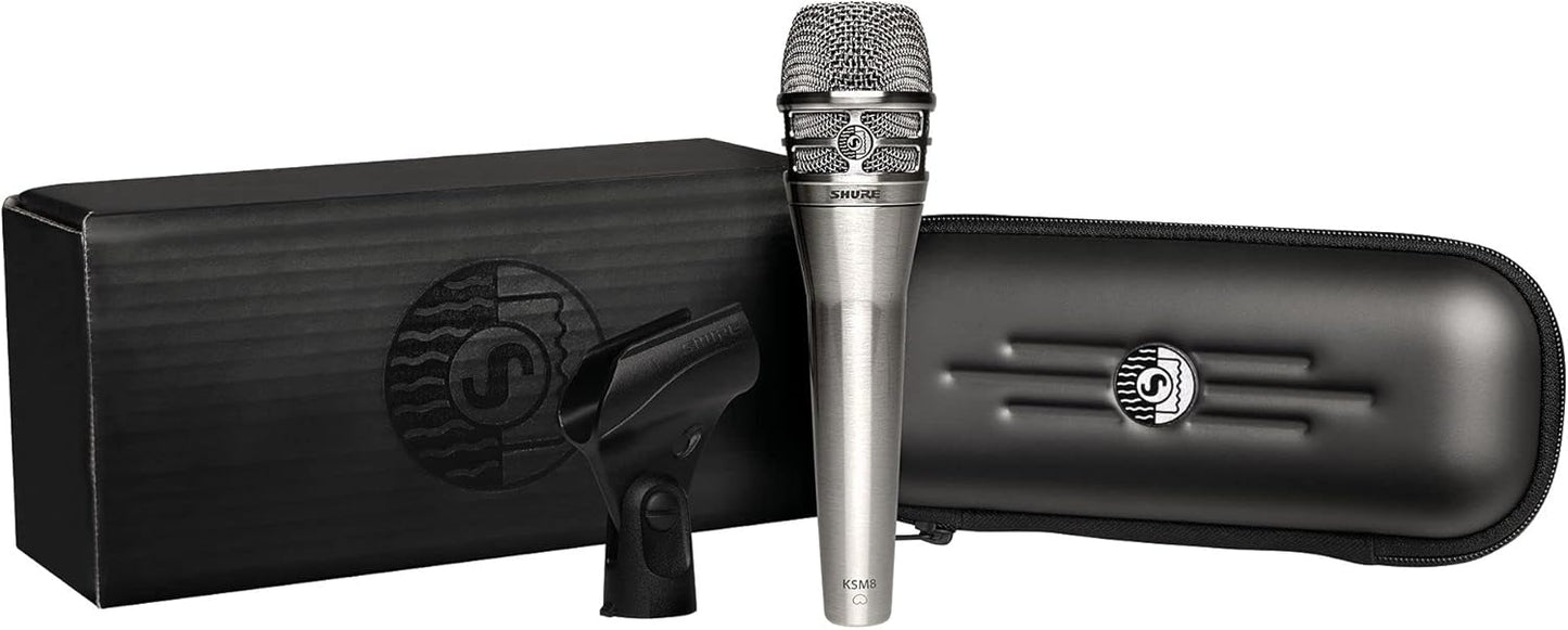 Shure KSM8/N Dualdyne Vocal Microphone Nickel Dynamic