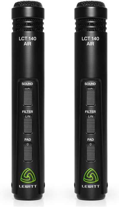 Lewitt LCT140AIRMP Stereo Microphone Pair XLR