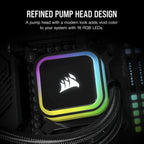 Corsair CW-9060058-WW iCUE H100i RGB Elite Liquid CPU Cooler
