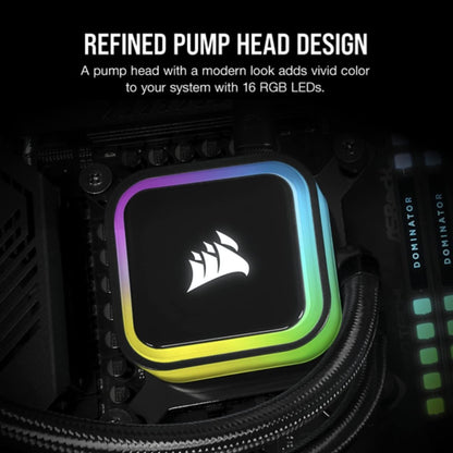 Corsair CW-9060058-WW iCUE H100i RGB Elite Liquid CPU Cooler