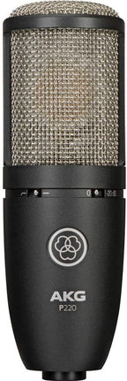 AKG P220 Studio Condenser Microphone Bundle - Large Diaphragm