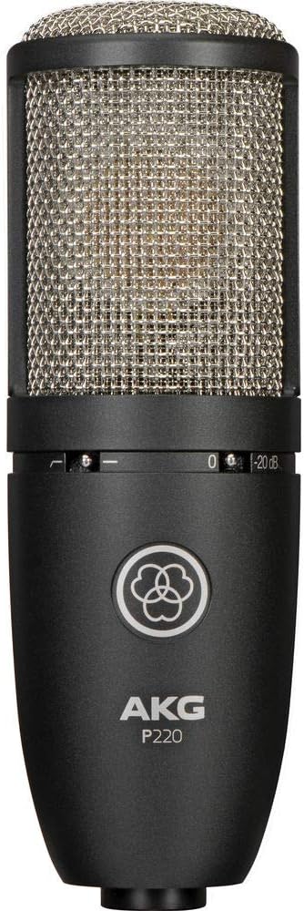 AKG P220 Studio Condenser Microphone Bundle - Large Diaphragm