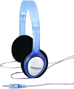 Samson SAPH60 See-Through Blue Personal Headphones — main product image
