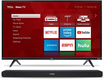 TCL 8i 40" Roku TV & Alto 8i Sound Bar Combo