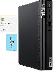 Lenovo 11DT001GUS-3601-25323 M70q Tiny i3 512GB SSD Mini PC w/ MS 365