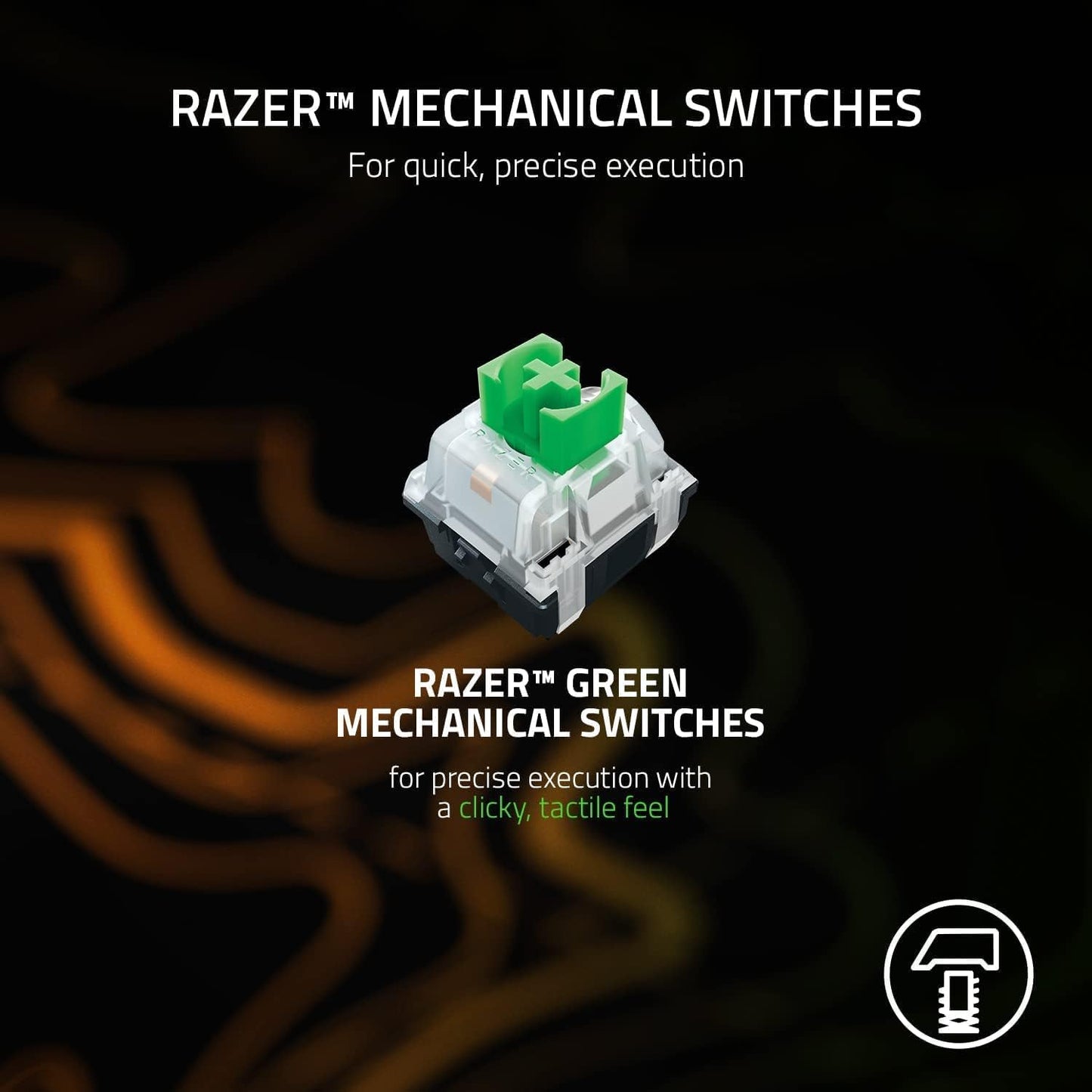 Razer RZ03-03542600-R3M1 BlackWidow V3 Halo Infinite Keyboard
