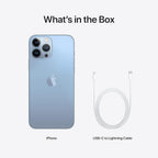 Apple iPhone 13 Pro Max 256GB Sierra Blue (Renewed)