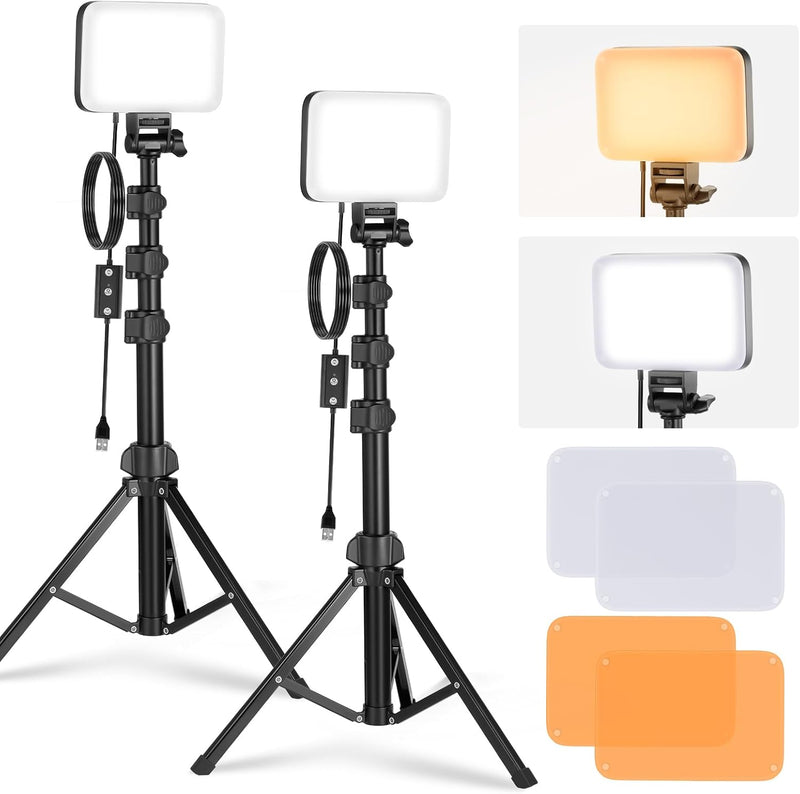 Neewer 10104872 LED Video Light Panel Kit with Stands — main product image