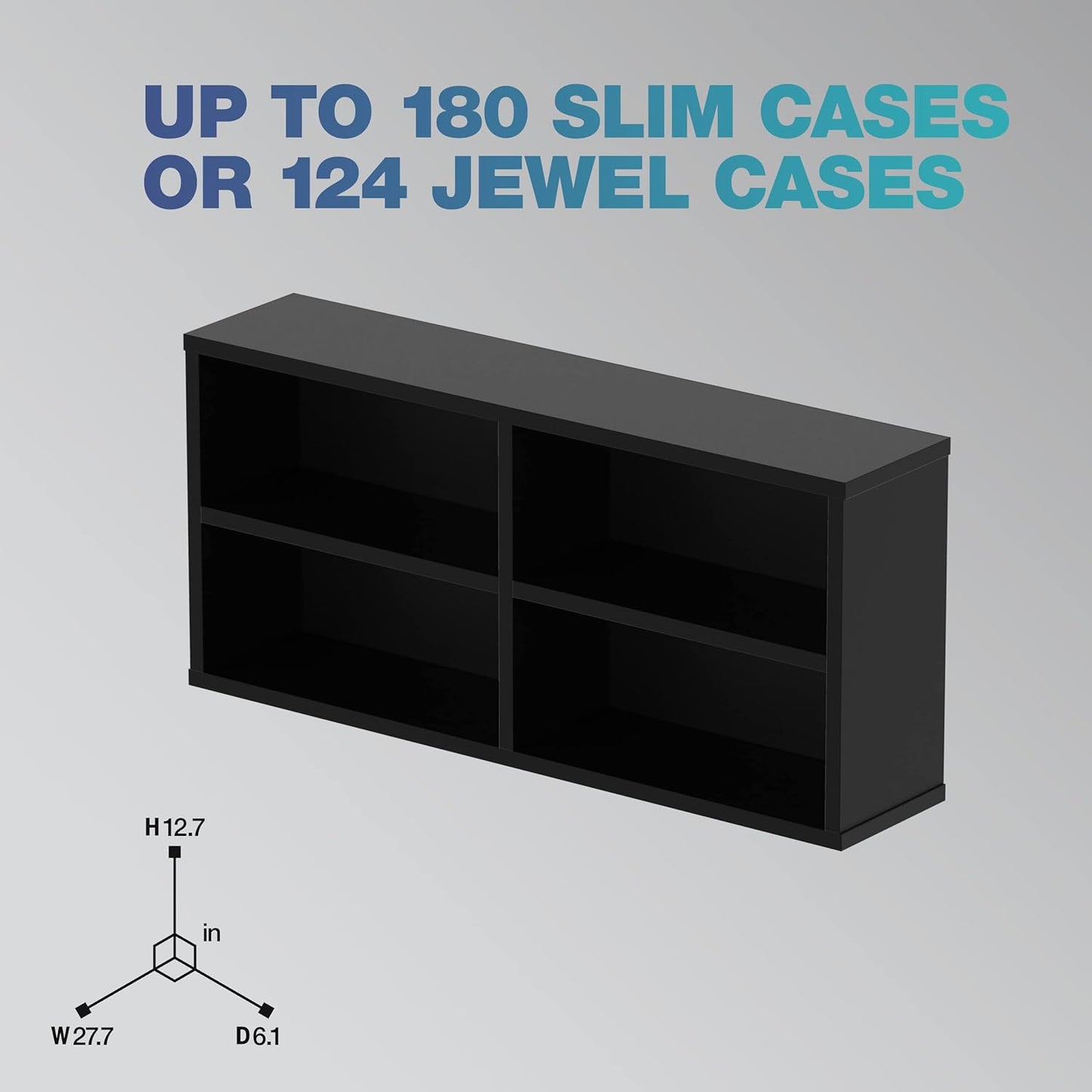 Glorious AMS-CD-BOX-180-BLK CD Box 180 Black