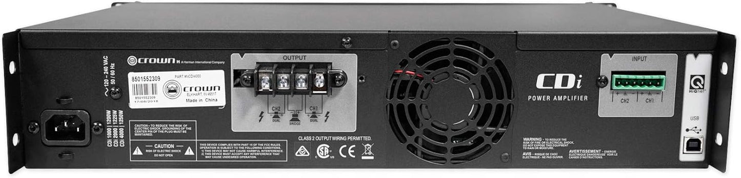 Crown CDi 4000 Two-Channel 1200-Watt Power Amplifier