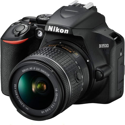 Nikon CRTNKD35001588KRB D3500 DSLR Camera 18-55mm Lens (Renewed)