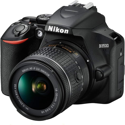 Nikon CRTNKD35001588KRB D3500 DSLR Camera 18-55mm Lens (Renewed)