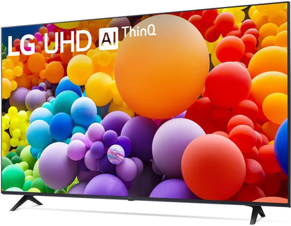 LG E6LG65UT7570PUB 65" 4K UT75 Series LED Smart TV Bundle