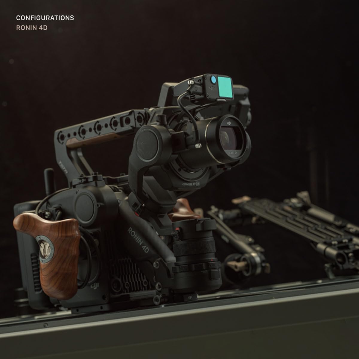 Tilta TA-ALWH-B Tiltaing Advanced Left Side Wooden Handle Black