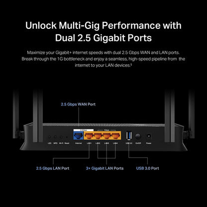 TP-Link Archer BE230 BE3600 Wi-Fi 7 Router
