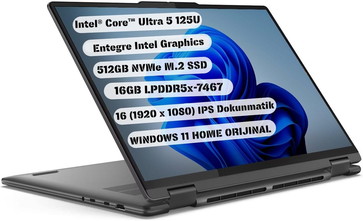 Lenovo 83DL0000US Yoga 7i 16" 2K Touch Laptop