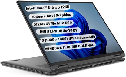 Lenovo 83DL0000US Yoga 7i 16" 2K Touch Laptop