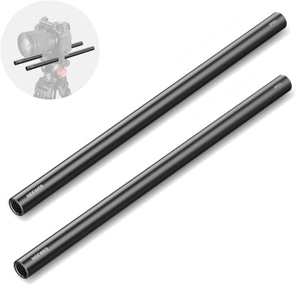 Neewer 10104676 15mm Rods 12"/30cm Extension 2-Pack
