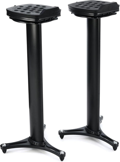 Ultimate Support MS100B Studio Monitor Stands - Black
