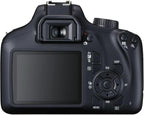 Canon EOS 4000D DSLR Camera + 18-55mm Lens Bundle (Renewed)
