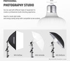 Neewer 35W LED Light Bulbs E26 5700K Daylight Studio Photography