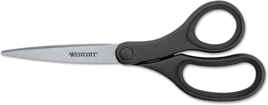 Westcott 15585 Kleenearth 8-Inch Straight Scissors 3-Pack
