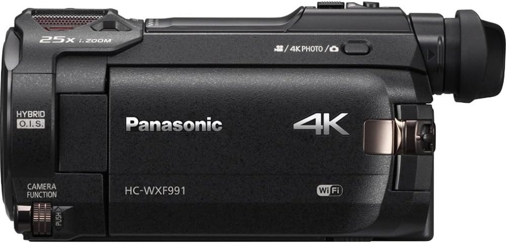 Panasonic E1PNHCWXF991K 4K Camcorder Bundle, Wi-Fi, 32GB Card, Tripod