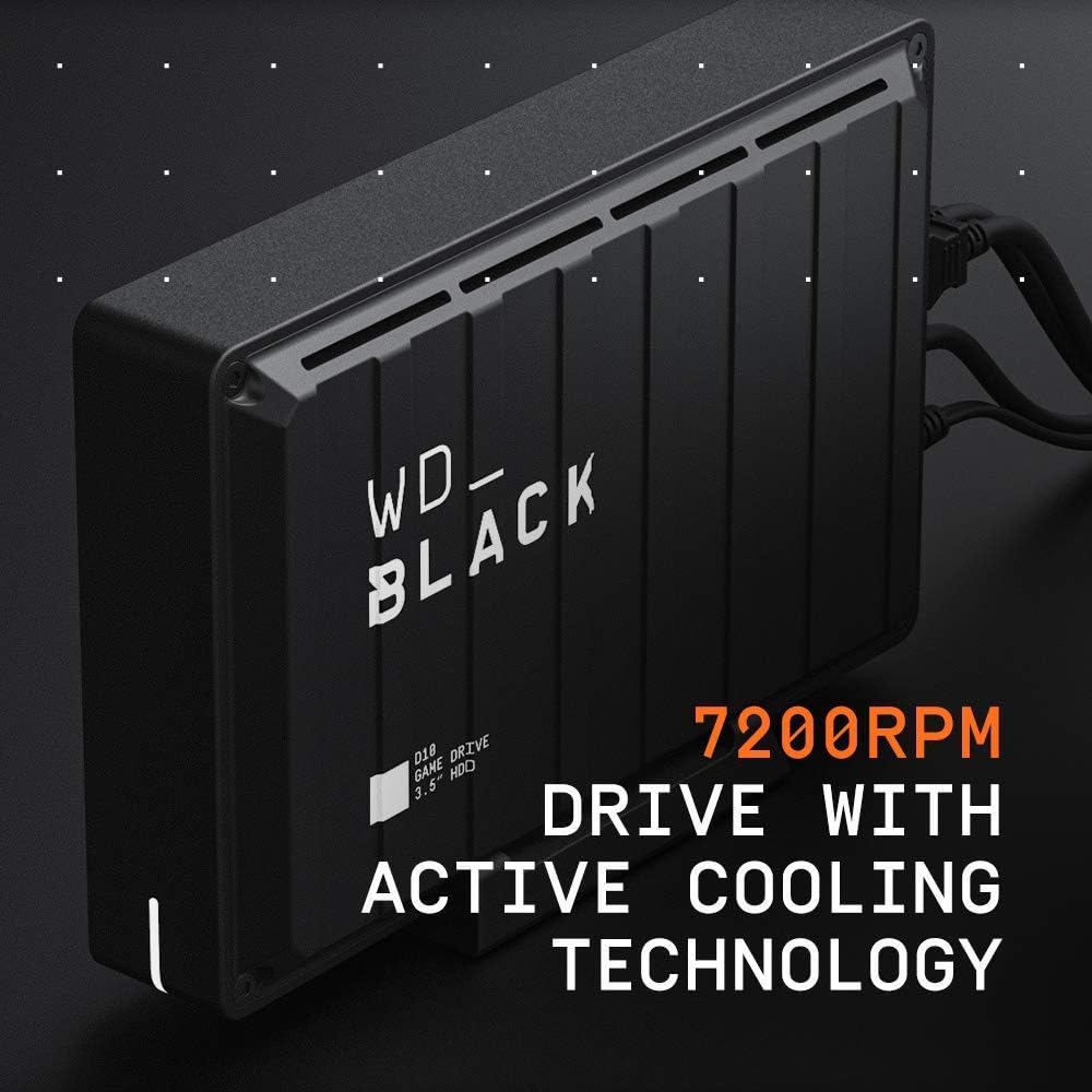 Western Digital WDBA3P0080HBK-NESN WD_Black 8TB D10 Game Drive (Renewed)