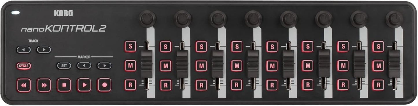 Korg NANOKON2BK Slim-Line USB MIDI Controller - Black