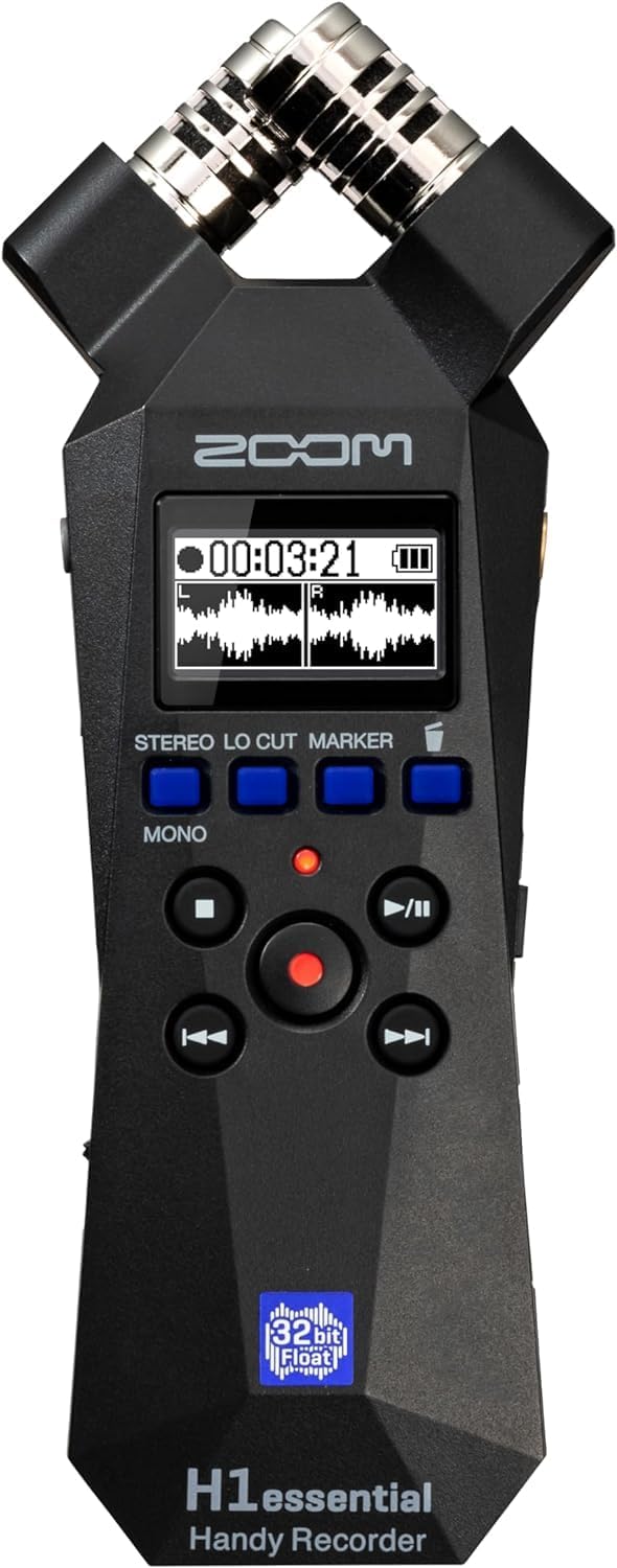 Zoom ZH1E Handy Recorder Bundle Lavalier Mic