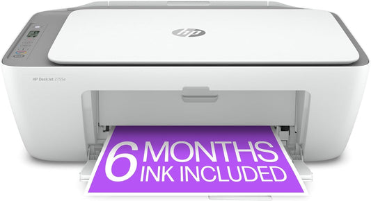 HP DJ 2755e DeskJet Printer: Wireless, Color, Instant Ink