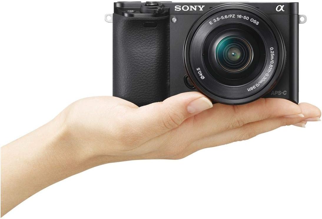 Sony ILCE6000L/B a6000 Mirrorless Camera with 16-50mm Lens (Renewed)