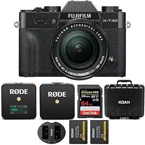 Fujifilm X-T30 18-55mm Rode Wireless GO Bundle