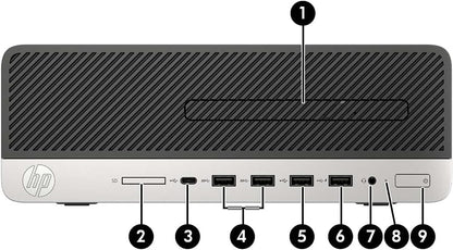 HP ProDesk 600G5 SFF i5 Desktop PC, Renewed