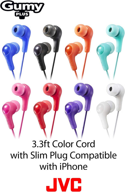 JVC HAFX7G Gumy In-Ear Headphones Green