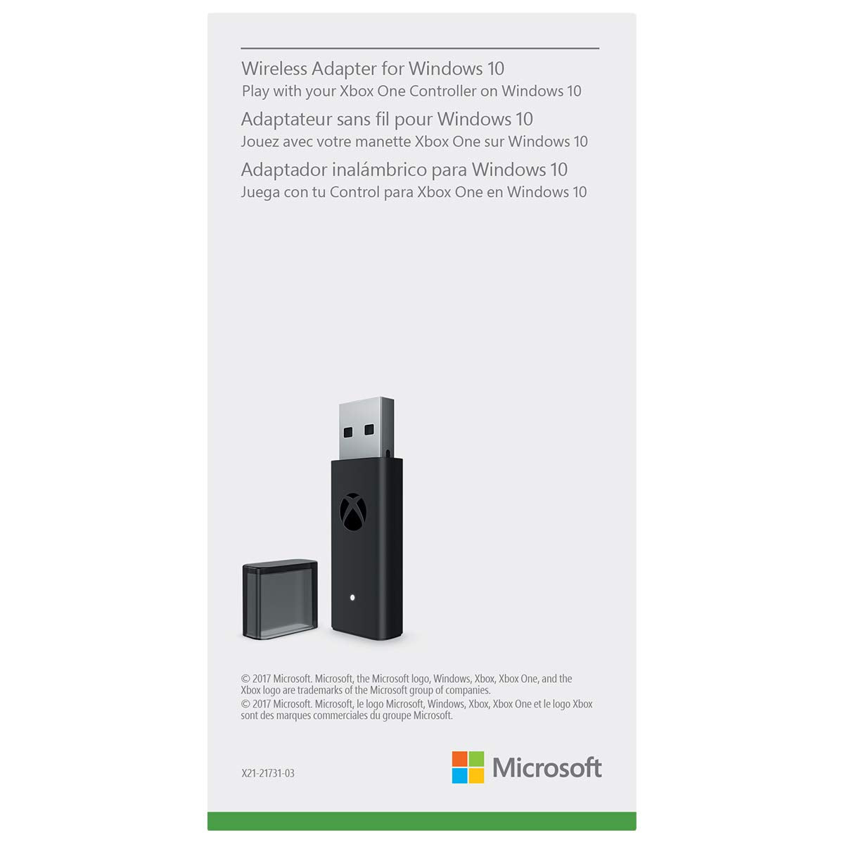 Microsoft 1790 Xbox Wireless Adapter for Windows 10