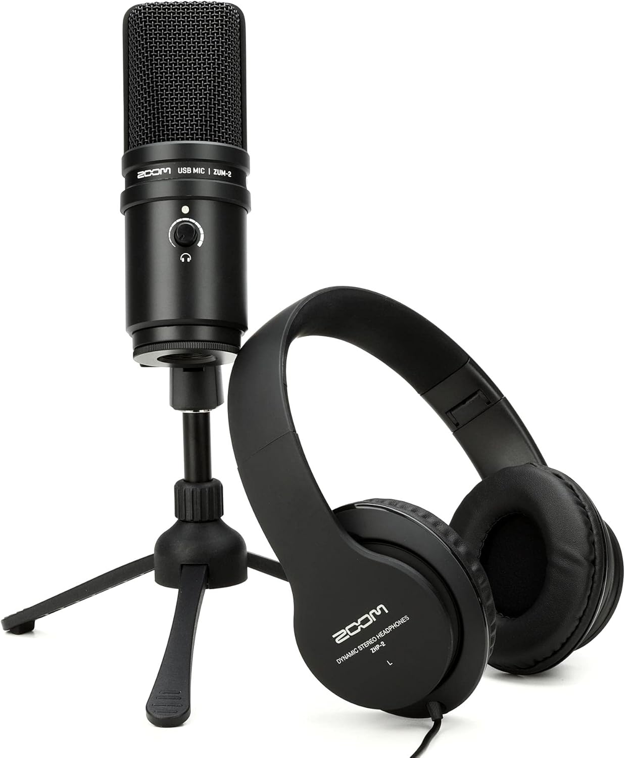 Zoom ZUM-2PMP USB Podcast Microphone Bundle
