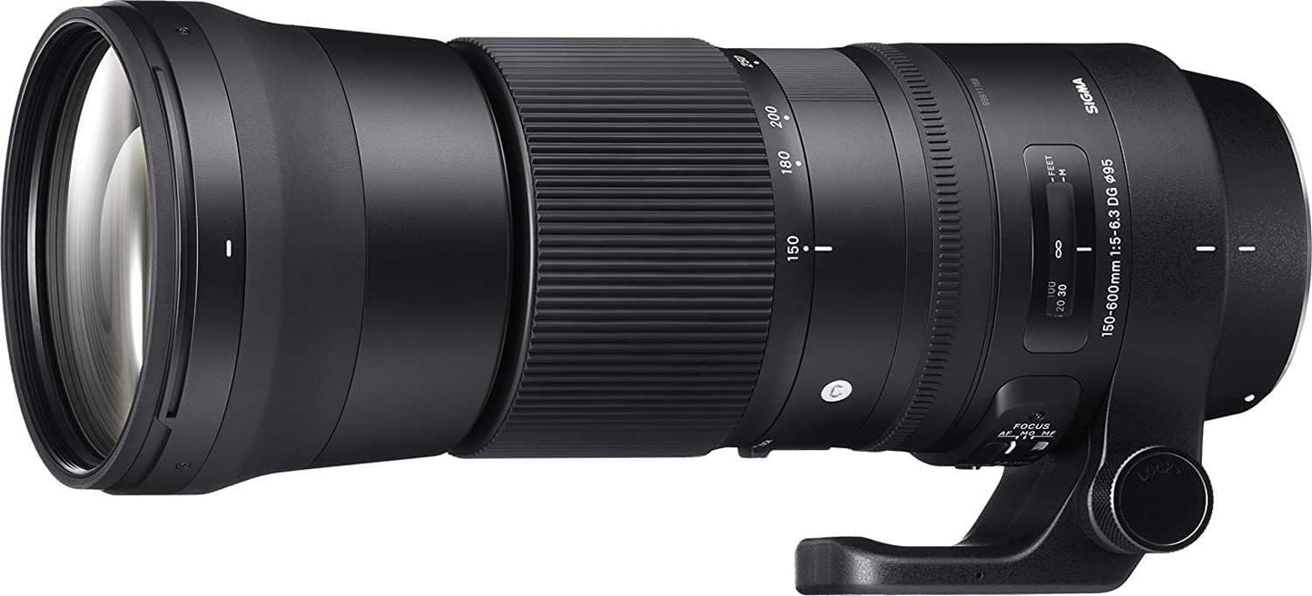 Sigma 150-600MM Contemporary Lens Canon EF Mount Bundle