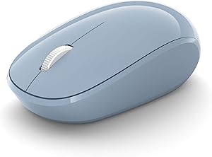 Microsoft Pastel Blue Bluetooth Renewed Mouse