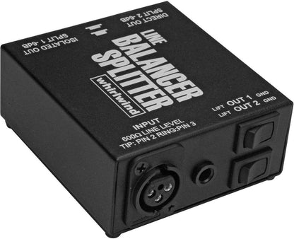 Whirlwind LINE BALANCER/SPLITTER LBS 1x2 Audio Balancer Splitter