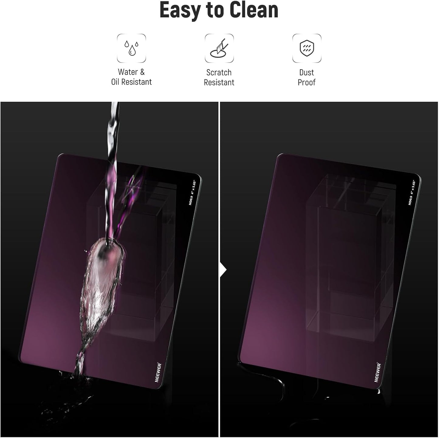 Neewer NW SERIES S ND Filter Kit 4x5.65"