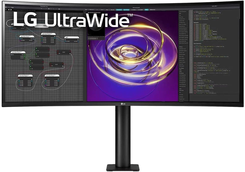 LG 34BP88CN-B 34-Inch QHD UltraWide Curved Ergo Monitor — main product image