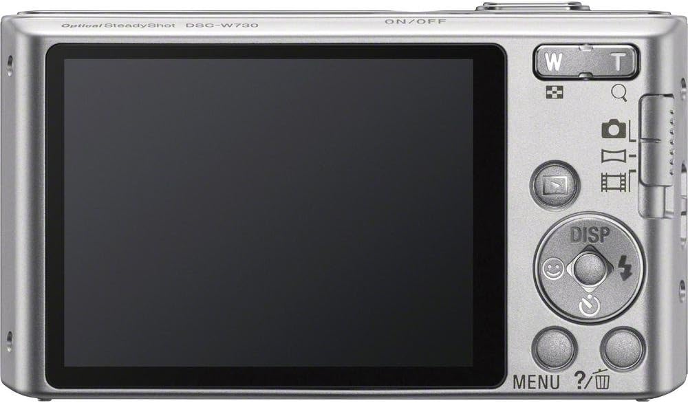 Sony DSC-W730 16MP 8x Zoom Digital Camera - Silver