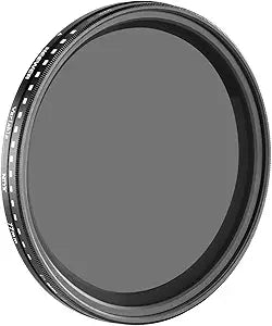 Neewer 10006485 77mm ND2-ND400 Variable Fader Filter