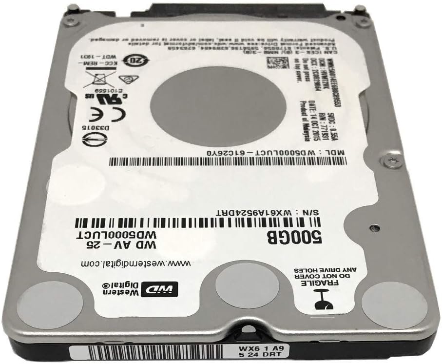 Western Digital WD5000LUCT 500GB 2.5" SATA HDD