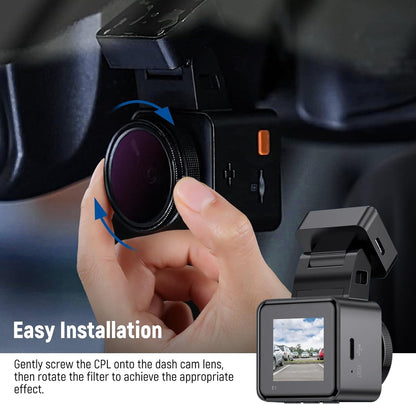NEEWER 10102817 37mm CPL Dash Cam Filter