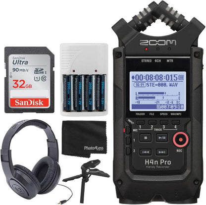 Zoom ZH4n Pro Portable Recorder Kit with Accessories